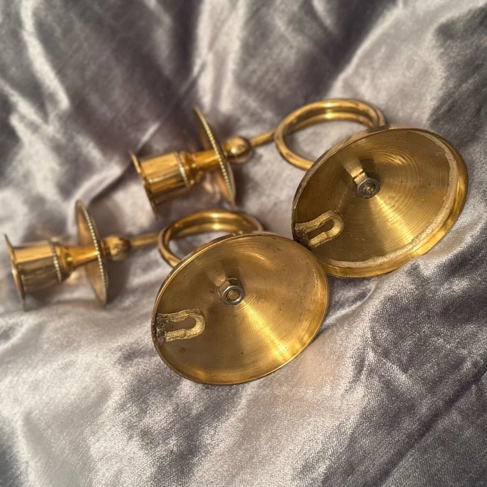 Vintage Mid-Century Hollywood Regency Sconces - a Pair